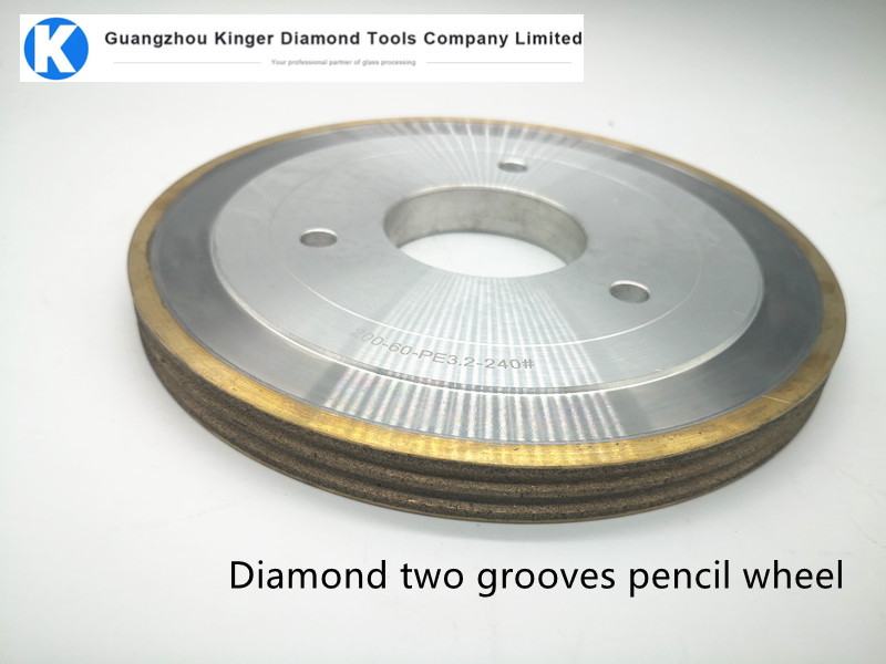 KC-30 Diamond double edge pencil wheel